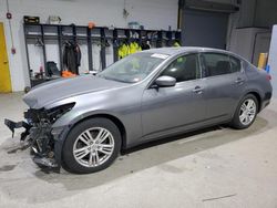 Salvage cars for sale at Candia, NH auction: 2013 Infiniti G37 Base