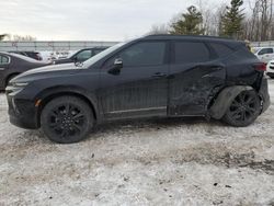 Salvage cars for sale at Davison, MI auction: 2022 Chevrolet Blazer RS