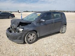 Salvage cars for sale at New Braunfels, TX auction: 2012 Chevrolet Sonic LT