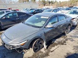 Salvage cars for sale at Exeter, RI auction: 2024 Hyundai Elantra SEL