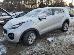 Salvage cars for sale at North Billerica, MA auction: 2019 KIA Sportage LX