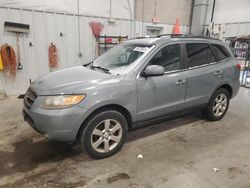 Salvage cars for sale at Mcfarland, WI auction: 2007 Hyundai Santa FE SE