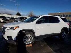 Chevrolet salvage cars for sale: 2019 Chevrolet Traverse LS