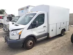 Salvage trucks for sale at Colton, CA auction: 2017 Ford Transit T-350 HD