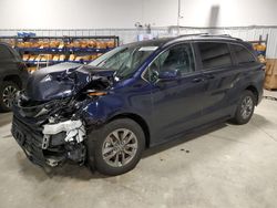 Salvage cars for sale at Arlington, WA auction: 2022 Toyota Sienna LE