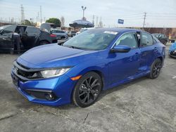 Salvage cars for sale at Wilmington, CA auction: 2020 Honda Civic Sport