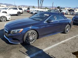 Salvage cars for sale at auction: 2017 Mercedes-Benz S 550