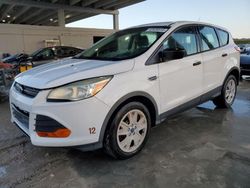 Salvage cars for sale at West Palm Beach, FL auction: 2014 Ford Escape S