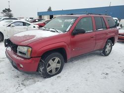 Salvage cars for sale at Woodhaven, MI auction: 2002 Chevrolet Trailblazer