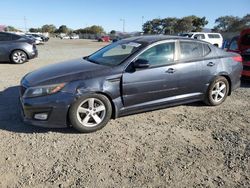 Salvage cars for sale at San Diego, CA auction: 2015 KIA Optima LX