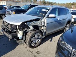 Salvage cars for sale at Exeter, RI auction: 2018 Volkswagen Atlas SEL Premium