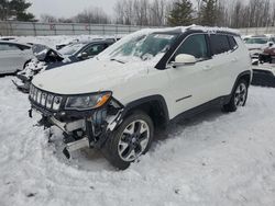 Salvage cars for sale at Davison, MI auction: 2020 Jeep Compass Limited