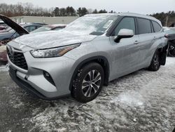 Salvage cars for sale at Exeter, RI auction: 2022 Toyota Highlander XLE