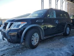 Salvage cars for sale at Kansas City, KS auction: 2018 Nissan Armada SV