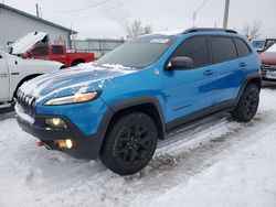 Salvage cars for sale at Dyer, IN auction: 2018 Jeep Cherokee Trailhawk