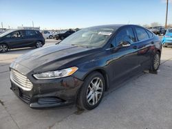 Salvage cars for sale at Grand Prairie, TX auction: 2014 Ford Fusion SE