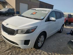 Salvage cars for sale at Kansas City, KS auction: 2016 KIA Sedona LX