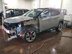 Jeep salvage cars for sale: 2021 Jeep Compass Limited