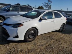 Salvage cars for sale at American Canyon, CA auction: 2019 Toyota Corolla L