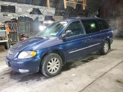 Salvage cars for sale at Albany, NY auction: 2001 Chrysler Town & Country LXI