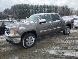 Salvage cars for sale at North Billerica, MA auction: 2013 GMC Sierra K1500 SLE