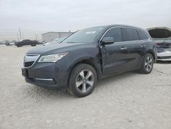 Salvage cars for sale from Copart Haslet, TX: 2014 Acura MDX