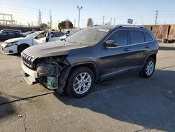 Salvage cars for sale at Wilmington, CA auction: 2015 Jeep Cherokee Latitude