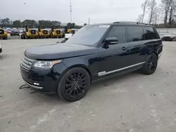 Land Rover Vehiculos salvage en venta: 2016 Land Rover Range Rover Supercharged