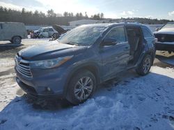 Toyota salvage cars for sale: 2015 Toyota Highlander XLE