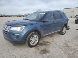 Salvage cars for sale at Kansas City, KS auction: 2018 Ford Explorer XLT