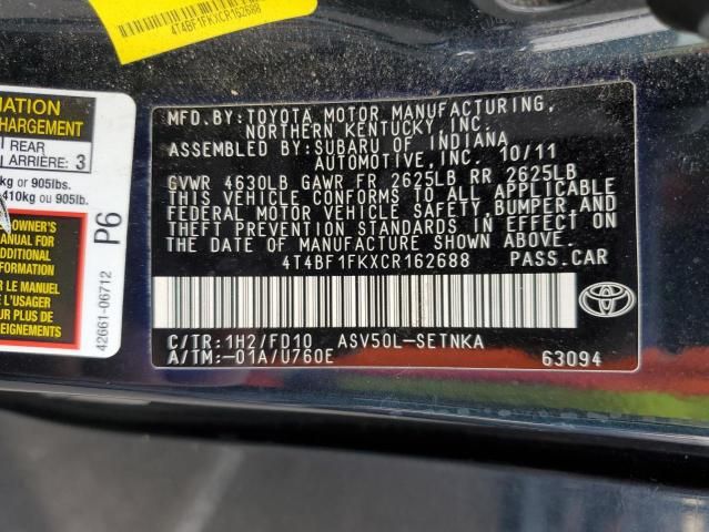 2012 Toyota Camry Base