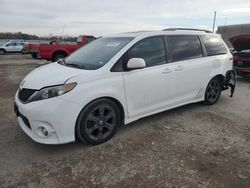 Salvage cars for sale at Fredericksburg, VA auction: 2012 Toyota Sienna Sport