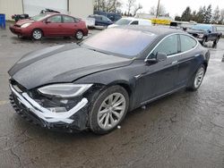 Salvage cars for sale at Woodburn, OR auction: 2018 Tesla Model S