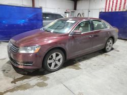 Salvage cars for sale at Billings, MT auction: 2013 Volkswagen Passat SE