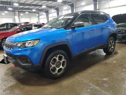 Salvage cars for sale from Copart Ham Lake, MN: 2022 Jeep Compass Trailhawk