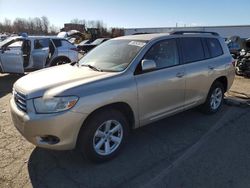 Salvage cars for sale at New Britain, CT auction: 2008 Toyota Highlander