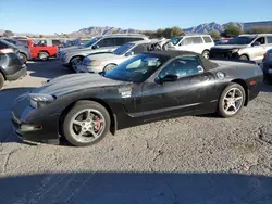 Salvage cars for sale at Las Vegas, NV auction: 2002 Chevrolet Corvette