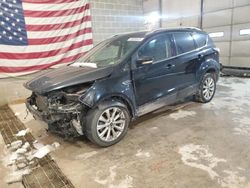 Salvage SUVs for sale at auction: 2017 Ford Escape Titanium