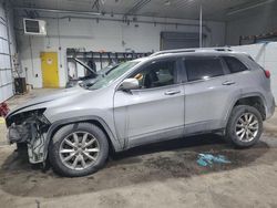 Jeep salvage cars for sale: 2015 Jeep Cherokee Limited