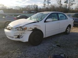 Salvage cars for sale at Augusta, GA auction: 2008 Toyota Corolla CE