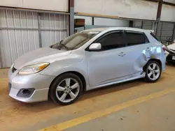 Toyota salvage cars for sale: 2010 Toyota Corolla Matrix S