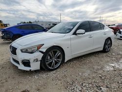 Salvage cars for sale at Temple, TX auction: 2014 Infiniti Q50 Base