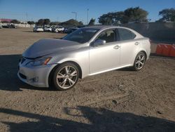 Salvage cars for sale at San Diego, CA auction: 2010 Lexus IS 250