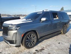 Vehiculos salvage en venta de Copart Woodhaven, MI: 2022 Cadillac Escalade ESV Sport