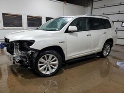 Vehiculos salvage en venta de Copart Blaine, MN: 2009 Toyota Highlander Hybrid Limited