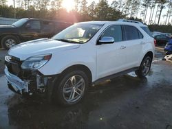 Salvage cars for sale at Harleyville, SC auction: 2017 Chevrolet Equinox Premier