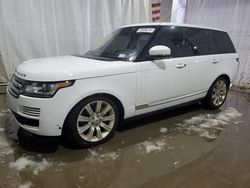 Land Rover Vehiculos salvage en venta: 2016 Land Rover Range Rover HSE