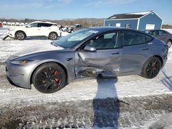 Salvage cars for sale at Assonet, MA auction: 2024 Tesla Model 3