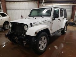 SUV salvage a la venta en subasta: 2011 Jeep Wrangler Unlimited Sahara