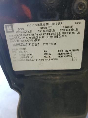 2001 GMC Sierra C2500 Heavy Duty